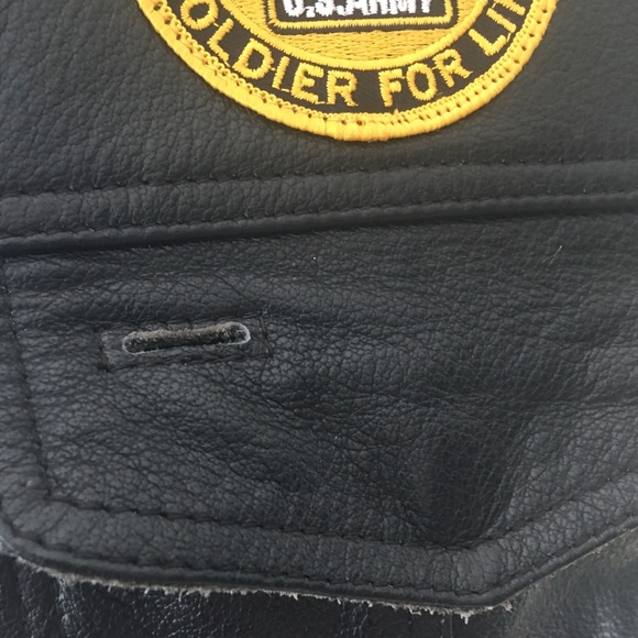 Leather Biker Vest - Picture 12 of 15